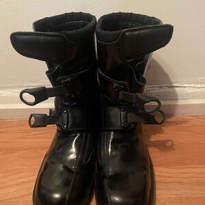Gucci by Tom ford 1999  Black Men's Boots with Buckle Detail